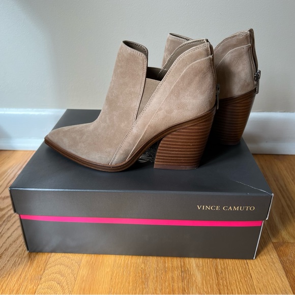 Vince Camuto Suede Ankle Boots - Picture 2 of 5